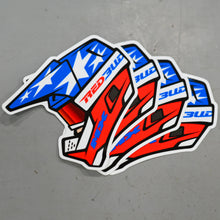 Load image into Gallery viewer, Red Buddy Helmet Decal