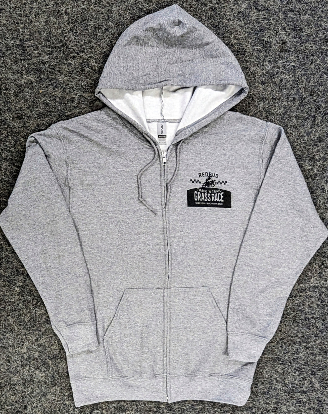 GRASS RACE Zippered Hoodie!