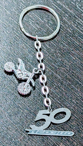 50Th Titanium Key Chain