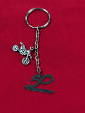 Load image into Gallery viewer, 50Th Titanium Key Chain
