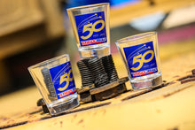 Load image into Gallery viewer, SHOT GLASS- The 50th- CELEBRATE OFTEN