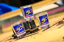 Load image into Gallery viewer, SHOT GLASS- The 50th- CELEBRATE OFTEN